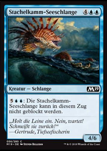 Stachelkamm-Seeschlange (Frilled Sea Serpent)